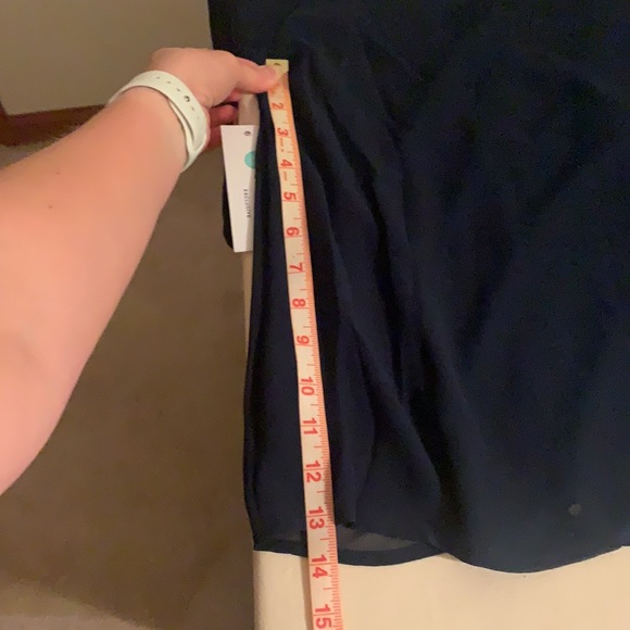 Navy Collective Concepts 3/4 Length Detailed Top - Picture 7 of 7